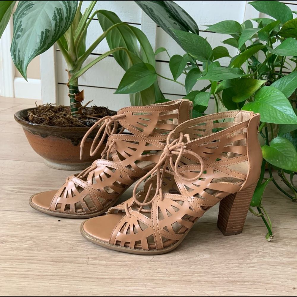 Lace up heels